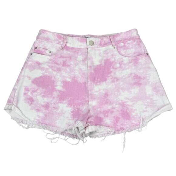 Tiger Mist Arabella Tie Dye Denim Short Medium - Picture 4 of 7